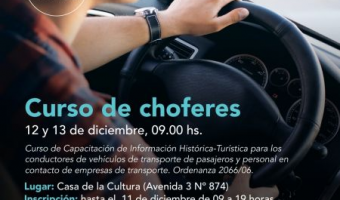 3 EDICIN DEL CURSO DE CHOFERES 2019